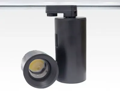 30W LED 3-Phasen Schienen Leuchte 24-60Grad einstellbar / schwarz Neutral Weiss 2800lm 230VAC — Bild 6