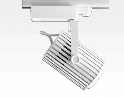 60W LED 3-Phasen Schienen Leuchte 24-60Grad einstellbar / weiss Warm Weiss 5600lm 230VAC -Ausstellungsstück mit kleinen Schönheitsfehler — Bild 3