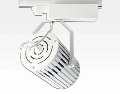 70W LED 3-Phasen Schienen Leuchte 24-60Grad einstellbar / weiss Warm Weiss 6900lm 230VAC -Ausstellungsstück mit kleinen Schönheitsfehler — Bild 2