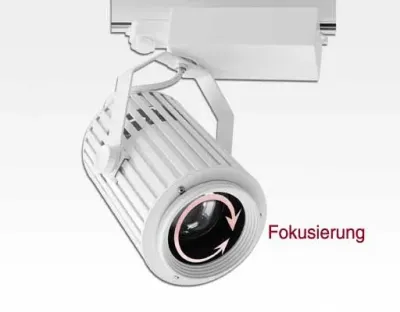 70W LED 3-Phasen Schienen Leuchte 24-60Grad einstellbar / weiss Warm Weiss 6900lm 230VAC