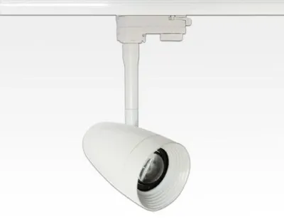 15W LED 3-Phasen Schienen Leuchte 24-60Grad einstellbar / weiss Warm Weiss 1100lm 230VAC