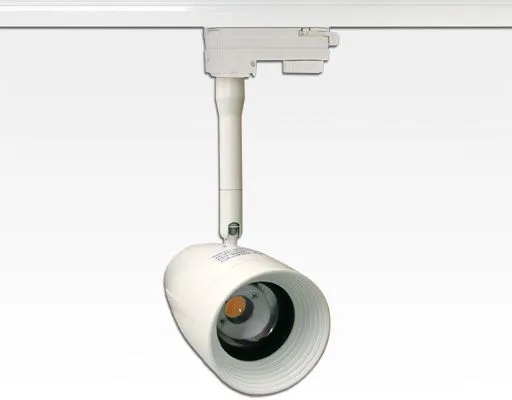 20W LED 3-Phasen Schienen Leuchte 24-60Grad einstellbar / weiss Warm Weiss 2000lm 230VAC -Ausstellungsstück mit kleinen Schönheitsfehler