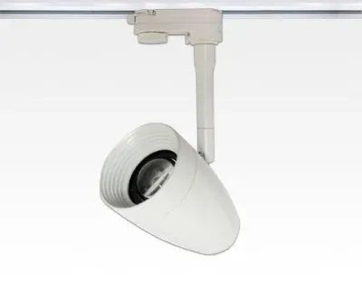20W LED 3-Phasen Schienen Leuchte 24-60Grad einstellbar / weiss Warm Weiss 2000lm 230VAC -Ausstellungsstück mit kleinen Schönheitsfehler — Bild 4
