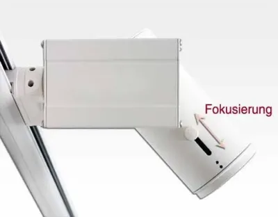 30W LED 3-Phasen Schienen Leuchte 24-60Grad einstellbar / weiss Warm Weiss 2800lm 230VAC -Ausstellungsstück mit kleinen Schönheitsfehler — Bild 3