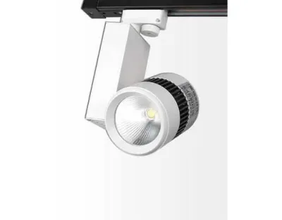 10W LED Leuchte weiss dimmbar für 3 Phasen Schienen 34Grad 650lm / Neutral Weiss 4000-4500K D92mm 230VAC — Bild 4