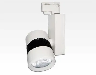 10W LED Leuchte weiss dimmbar für 3 Phasen Schienen 34Grad 650lm / Neutral Weiss 4000-4500K D92mm 230VAC — Bild 7