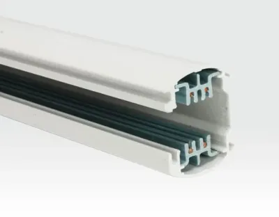 1m Schiene für 3 Phasen Schienenleuchten weiss — Bild 2
