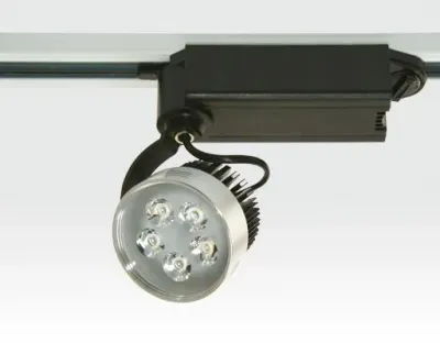 5W LED Schienen Leuchte für Drei-Phasen Schienen 30Grad / silber Neutral Weiss 300lm 230VAC — Bild 2