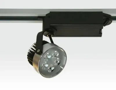 5W LED Schienen Leuchte für 3-Phasen Schienen 30Grad / silber Neutral Weiss 300lm 230VAC