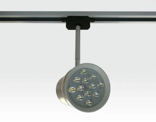 12W LED Schienen Leuchte für Ein-Phasen Schienen / weiß Neutral Weiss 720lm 230VAC