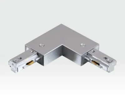 L-Adapter für Ein-Phasen Schienen Silber