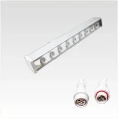 9W IP65 LED Wall Washer Fassadenstrahler Warm Weiss / 24VDC 500mm 120° dimmbar — Bild 3