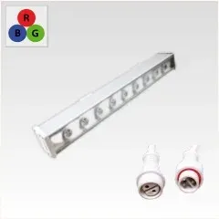 9W IP65 LED Wall Washer Fassadenstrahler RGB / 24VDC 500mm 120° dimmbar — Bild 3