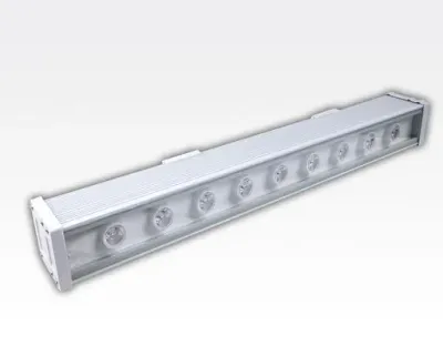 9W IP65 LED Wall Washer Fassadenstrahler Warm Weiss / 24VDC 500mm 120° dimmbar