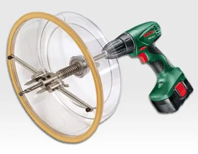Lochschneide Aufsatz 40 bis 300mm für Bohrmaschine / im Koffer mit Zubehör