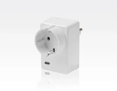 Schutzkontaktstecker integr.Power Steckdose 240VAC/16A/3,8kW / easyMontage - ganz ohne Werkzeug - ZigBee SSAM Control — Bild 2