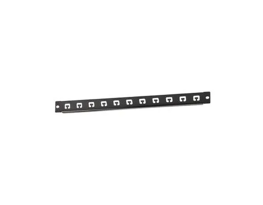 Kabel Managment Panel horizontal flach 1U / RAOK-1T
