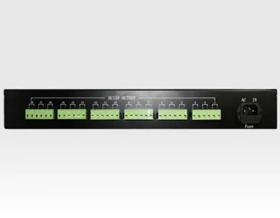 19" Rackmontage Netzteil 18 Ausgänge 20A 24VAC (Wechselspannung) 9Z 18OUT 1.5U — Bild 2