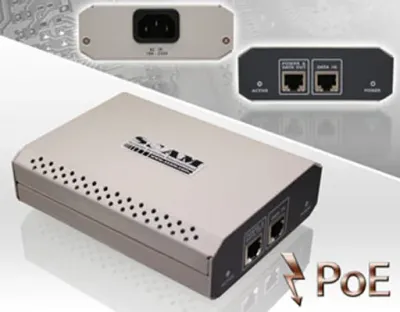 PoE Netzteil 48VDC/1A für Schutzgehäuse VIWGTP*IP3000  / für PoE IP Kameras & Heizung