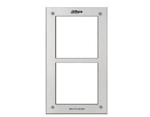 Dahua - Frontpanel Edelstahl für zwei Module / VGMF Modulsystem