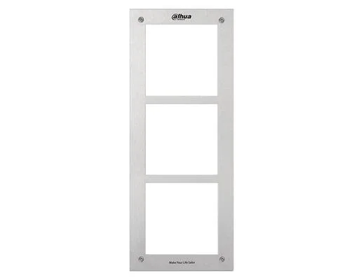 Dahua - Frontpanel Edelstahl für drei Module / VGMF Modulsystem