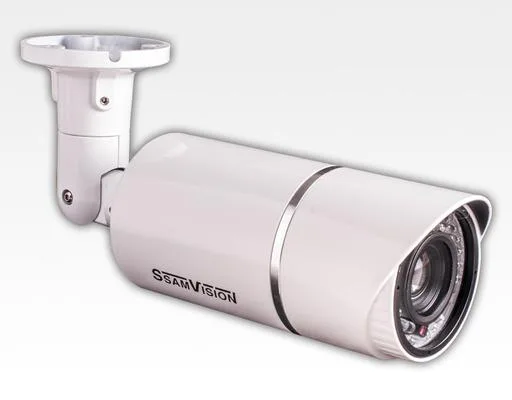 1/3" 1280H D&N Kamera weiß 6mm Weitwinkel IR LEDs 50m 700TVL / IP66 12VDC IRCut Effio-E