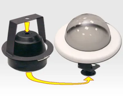 Netzwerkkamera geeignetes 6" Domegehäuse für Deckeneinbau — Bild 3