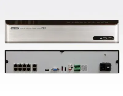 8CH IP NVR integ.PoE Switch ITX security IPX0824-P 200fps@1080p 8x FullHD DualStream 5xHDD — Bild 2