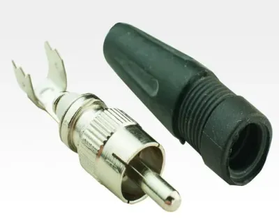 RCA Male Solderless Type, W/Spring — Bild 2
