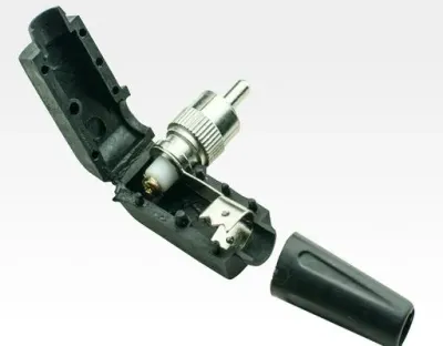RCA Male Solderless Type, W/Spring, Right Angle — Bild 2