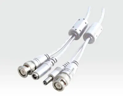 Videokabel BNC-DC 50m ws / BNC Stecker /DC Stecker+Kupplung